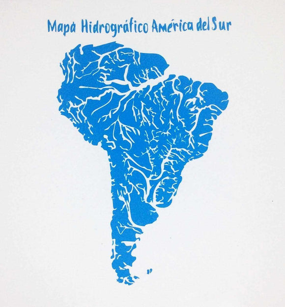 Mapa Hidrográfico America del Sur